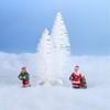 CHRISTMAS HOVUK Snow Blanket,White Fluffy Snow Blanket Fake Snow Roll