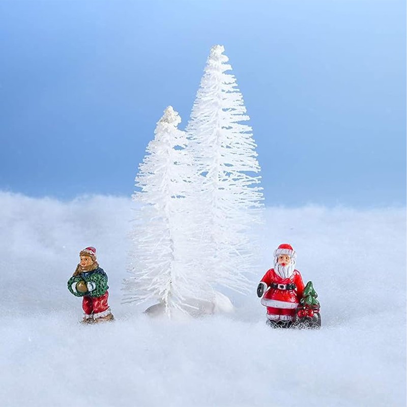 CHRISTMAS HOVUK Snow Blanket,White Fluffy Snow Blanket Fake Snow Roll