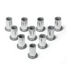 STRAIGHT 12-836 Nut Rivet, Aluminum, 10 Pieces, M6 x 1.0