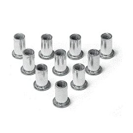 STRAIGHT 12-836 Nut Rivet, Aluminum, 10 Pieces, M6 x 1.0