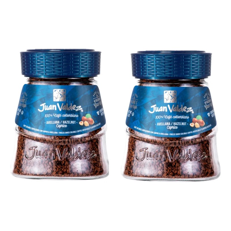 Duopack Café Juan Valdez Soluble Liofilizado Avellana 95gr