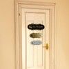 Signs ByLITA Designer No Outside Food or Drink Sign (Black)