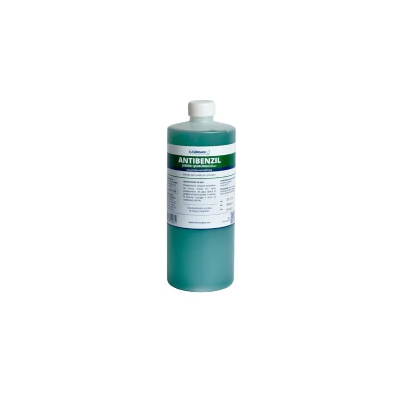 Farmacéuticos Altamirano - Antibenzil Jabón Quirúrgico NF* (500 Mlts.)
