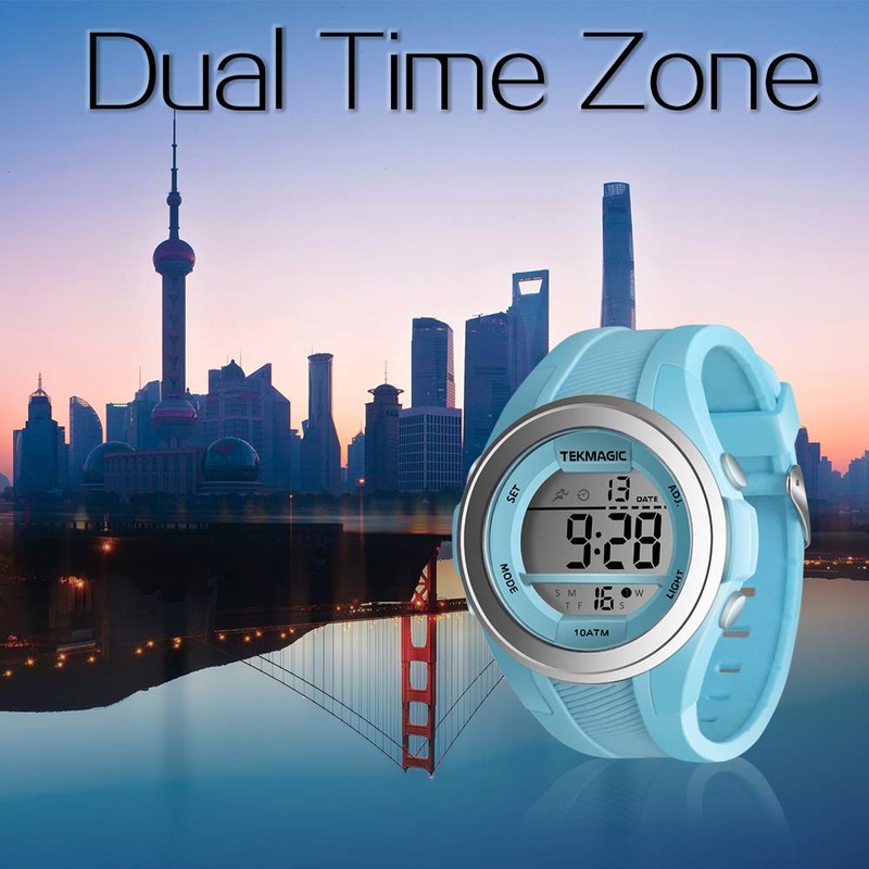 Boys Girls Sport Watch 10ATM Waterproof Swimming Watch Stopwatch Chronograph