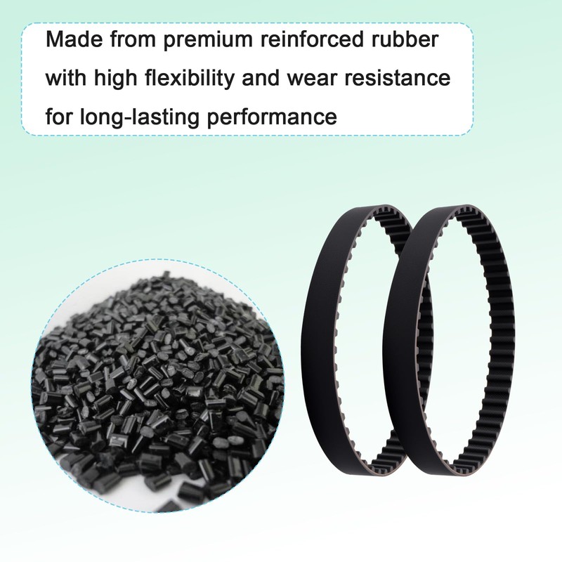 2 Pack OR90109 Drill Sharpener Drive Belts Compatible with Sears