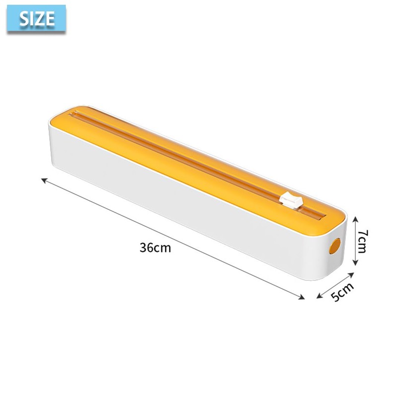 sazanore Wrap Cutter, Slide, Magnet, Refrigerator, Tabletop, Slide Cut, Food