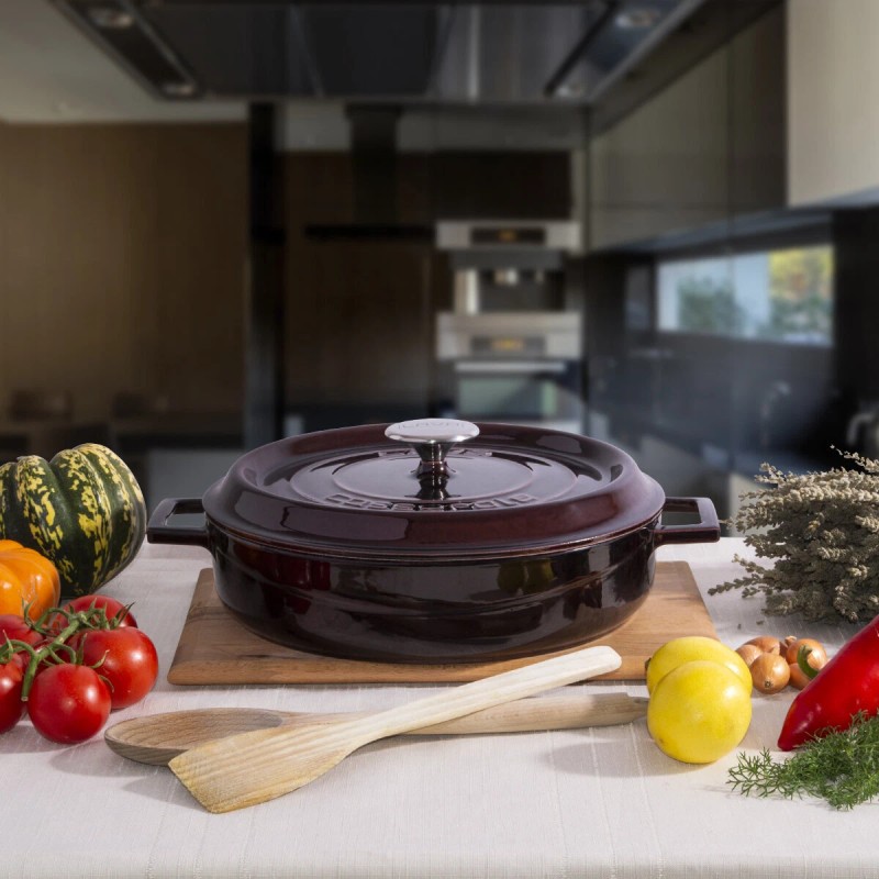 LAVA Premium Multipurpose Round Cast Iron Dutch Oven 11 in