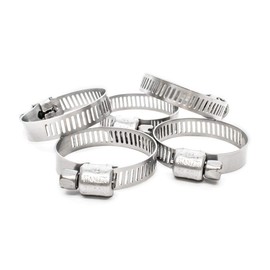 Pisces 5 Pack - 22-32mm Stainless Jubilee Clips to Fit 25mm Hose