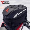 MOTOCENTRIC Motorcycle Tail Bag, 25L-38L Waterproof Helmet Backpack, Universal Fit,