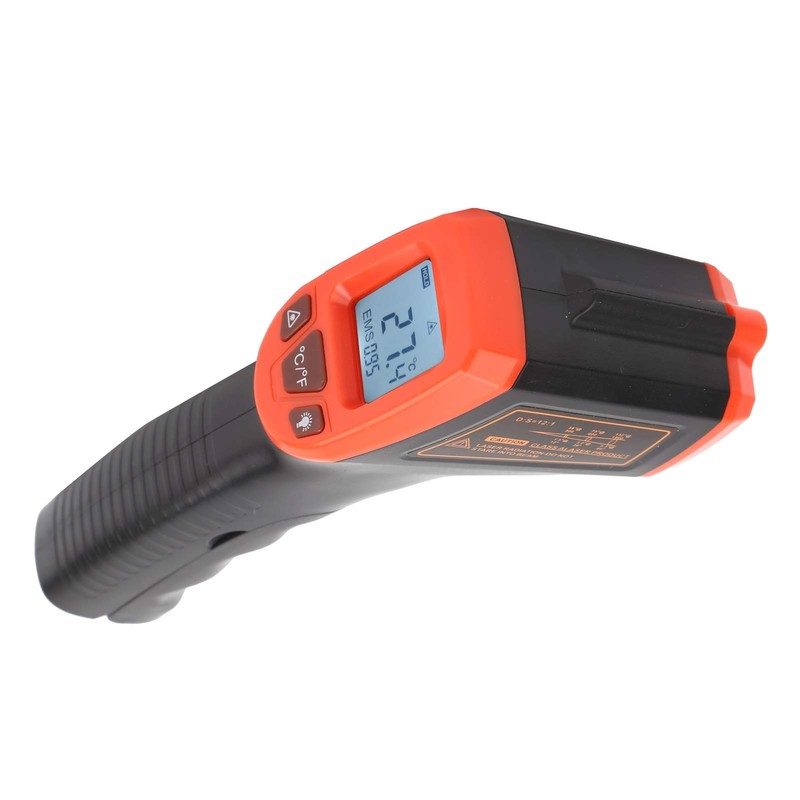 Temperature Gun, Infrared Thermometer 4 Colors Backlight On/off Selection for