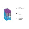 10 x Violet Ink, Ultra-glide Ballpoint Pens Medium Point -
