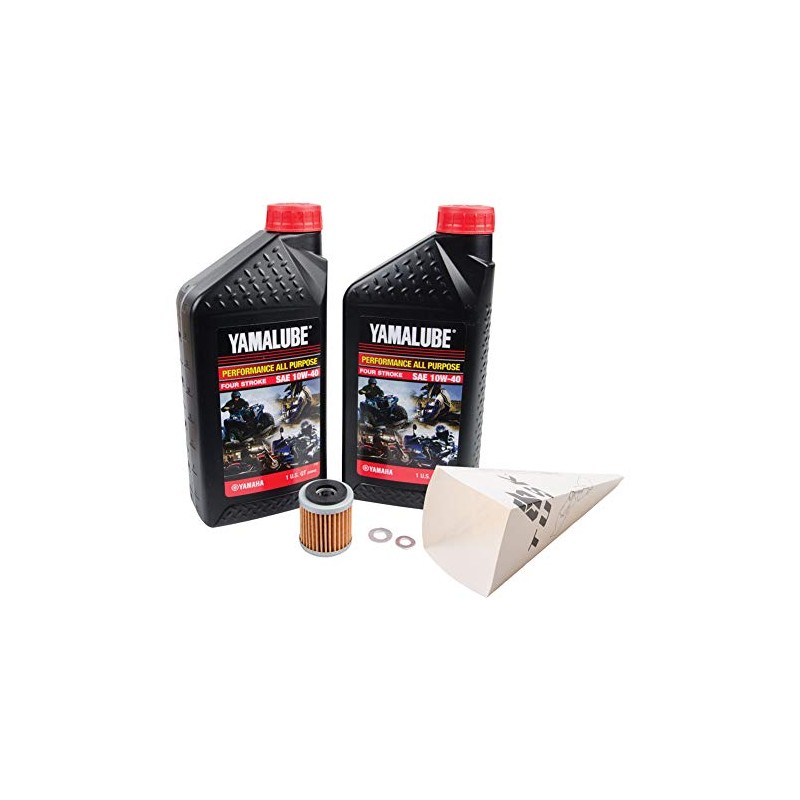 Tusk 4-Stroke Oil Change Kit Yamalube All Purpose 10W-40 Compatible