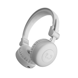 Fresh 'n Rebel Code Core, Bluetooth-Kopfhörer on-Ear, kabellos, 30 Stunden Spielzeit, mit Mikrofon und Sprachassistent, Lautstärkeregler und Wiedergabe/Pause-Tasten, faltbar (Ice Grey)