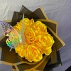 handmade Mini ribbon flower bouquets (read description for sizing) -