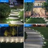 Peasur 4 Pack Solar Lights Outdoor Garden, Solar Ground Light,