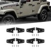 Flynsu 4 Door Hinge Kit External Replacement for 2007-2018 Jeep