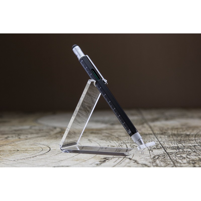 TROIKA Multifunctional Ballpoint Pen CM Inch Ruler Leveler Multi Ballpoint