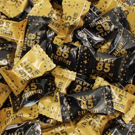 Wrapped 85th Birthday Peppermint Balls For Parties-100 Count-Happy Birthday Hard Candy-Perfect for The Big Milestone Celebration