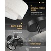 AUTELO Black Semi Flush Mount Ceiling Light, 3-Light 18" Flush