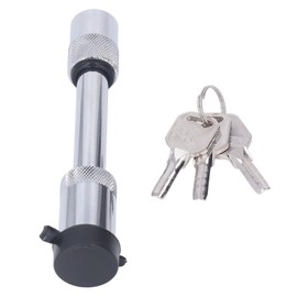 Bloqueo de Enganche de Remolque, Pasador de Enganche de Bloqueo Estilo Barra de Acero Inoxidable de Remolque de Pasador de 5/8 Pulgadas con 3 Llaves