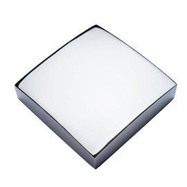 Blueprint Joinery Stair NEWEL POST FLAT CAP CHROME 82mm - Contemporary Flat Square Newel Cap to Fit Onto Square Newel Post 82x82mm (Full Cap)