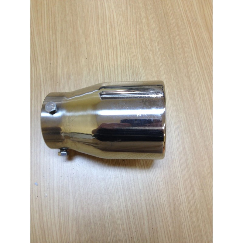 D&D UNIVERSAL FIT 3 3/4"" ROUND STAINLESS STEEL EXHAUST TAIL
