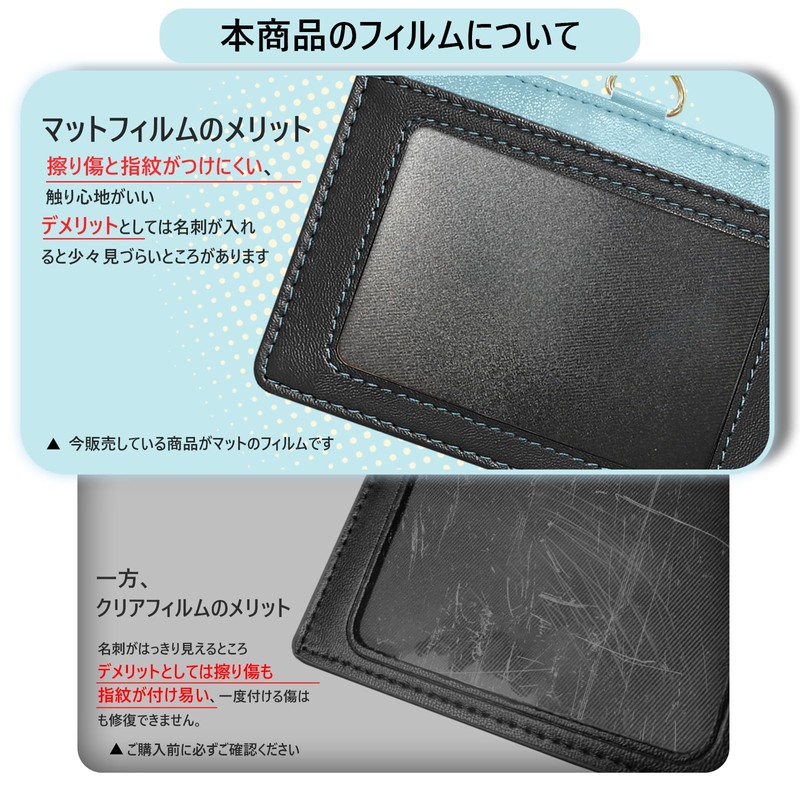 X-Lounge ID Card Holder, Name Holder, Genuine Leather, Horizontal Type,