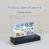 Digital Alarm Clock Temperature Humidity Weather Forecast Electronics Desktop Table