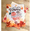 Handmade Pumpkin Spice Fall Autumn Front/Back Cover Set for use