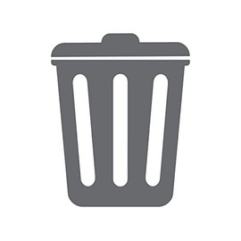 Trash Label Waste Basket Waterproof Vinyl Recycle Sticker