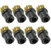 SPARES2GO Brass Wire Brush Nozzles for Karcher Steam Cleaner (Pack