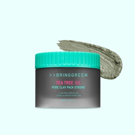 Bringgreen Tea Tree Cica Pore Clay Pack Strong 100g / 브링그린 티트리 시카 포어 클레이팩 스트롱 100g