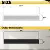 Powrocket Linear Bar Air Grille 44" X 6", Aluminum Air