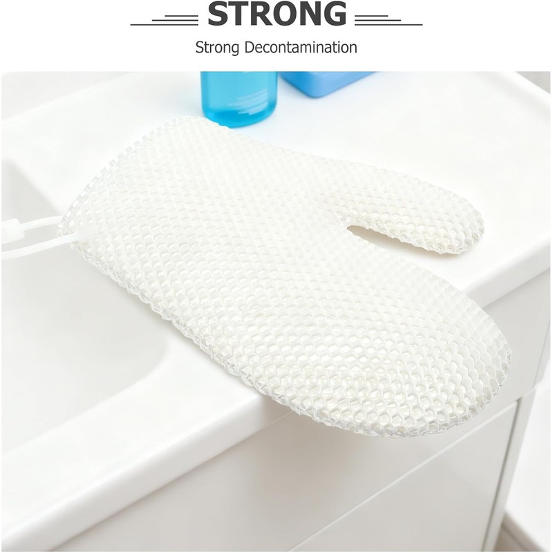 Guante Exfoliante de Baño Panal para Cuerpo y Cara Spa