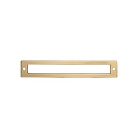 Top Knobs - TK926HB - Hollin Backplate - Honey Bronze - Lynwood Collection
