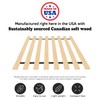 Treaton, 0.68-Inch Heavy Duty Vertical Wooden Bunkie Board/Bed Slats, Full,