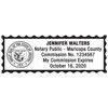 MaxMark Notary Stamp for State of Arizona - Self Inking