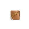 RATVIU Gold Cuff Bracelets for Women 18K Gold Plated Dainty