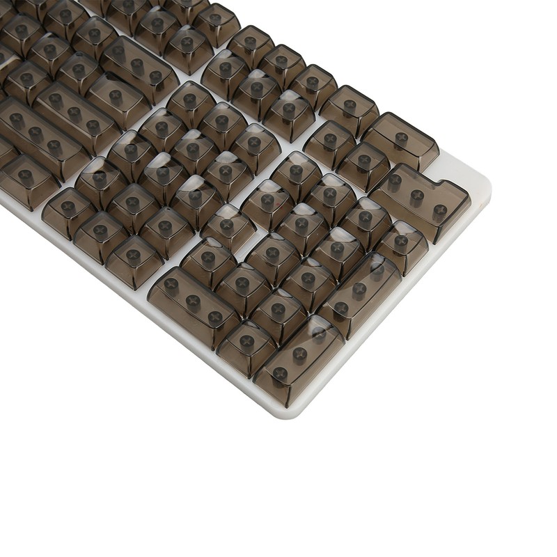 Keycap Set 132 Keys High Transparent PC CBSA Heigh Matte