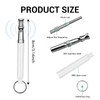 QIYUDA 2 Pcs Dog Whistle with Lanyard, Adjustable Ultrasonic Silent