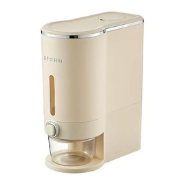 Reflygen Rice Dispenser With Measuring Cup,Kitchen Grain Storage Container,Pantry&Home Dry Goods Storage Box (22-Pound)