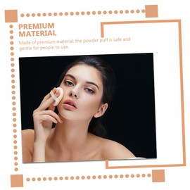 Outanaya 20pcs Girl Cosmetics Face Makeup Pads Soft Makeup for Foundation Loose Powder Blusher and Highlighter Application Compact and Comfortable Design