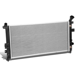 DNA Motoring OEM-RA-2562 Factory Style Aluminum Cooling Radiator Compatible with 02-07 Rendezvous, 05-06 Terraza/Uplander/Relay AT, 30-1/8" W X 14-13/16" H X 5/8" D, 1-3/8" Inlet, 1-3/8" Outlet