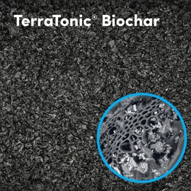 TerraTonic Biochar Compost Booster: Wood Biochar with Microorganisms for Faster Composting & Healthier Soil. Controls Odor & Flies. 4QT (Covers Up to 133QT Compost Feedstock)
