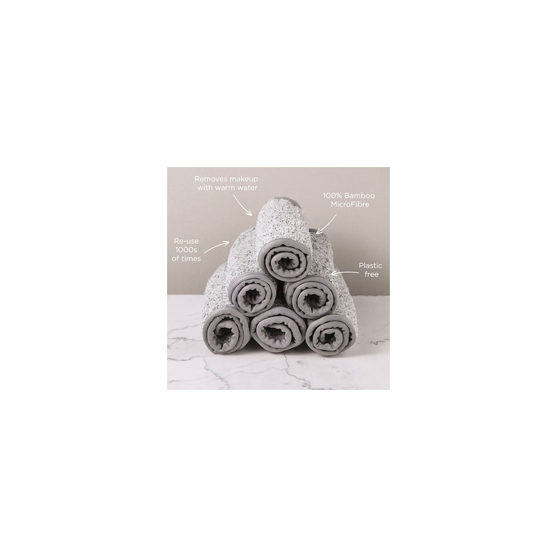 Magnitone WipeOut SuperNaturals Bamboo Microfibre Make-Up Cleansing Cloths