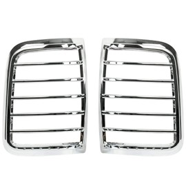 Restyling Factory Styleside Chrome ABS LED Tail Light Bezel Trim with Turn Signal and Brake Light Functions for 04 to 08 Ford F150 F-150 04 05 06 07 08