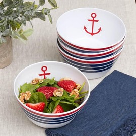 Lake Melamine Dinnerware - Set of 4 Salad Bowls