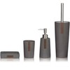 Sealskin Pierra Tumbler, Polyresin, Grey, 8.1 x 10.8 x 7.3