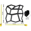 Concrete Molds and Forms, 2 Pack Plus Size 16.9x16.9x1.57inch Reusable