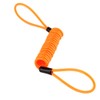 Motorcycle Reminder Cable, 1.2m Reminder Coil Cable Multipurpose Security Reminder